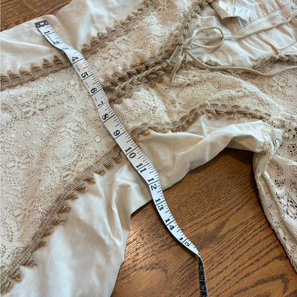 Vintage 70s Gunne Sax Jessica Cream Maxi Dress Size 7 Renaissance For Repair - Picture 10 of 15